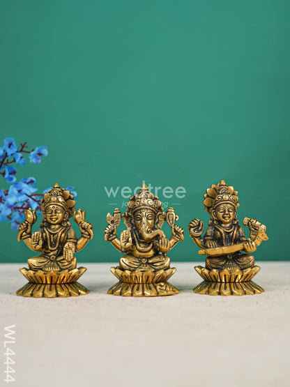 Swarna Golu 5 - Gold Oxidized Golu Padi & Brass Idols - WL4444