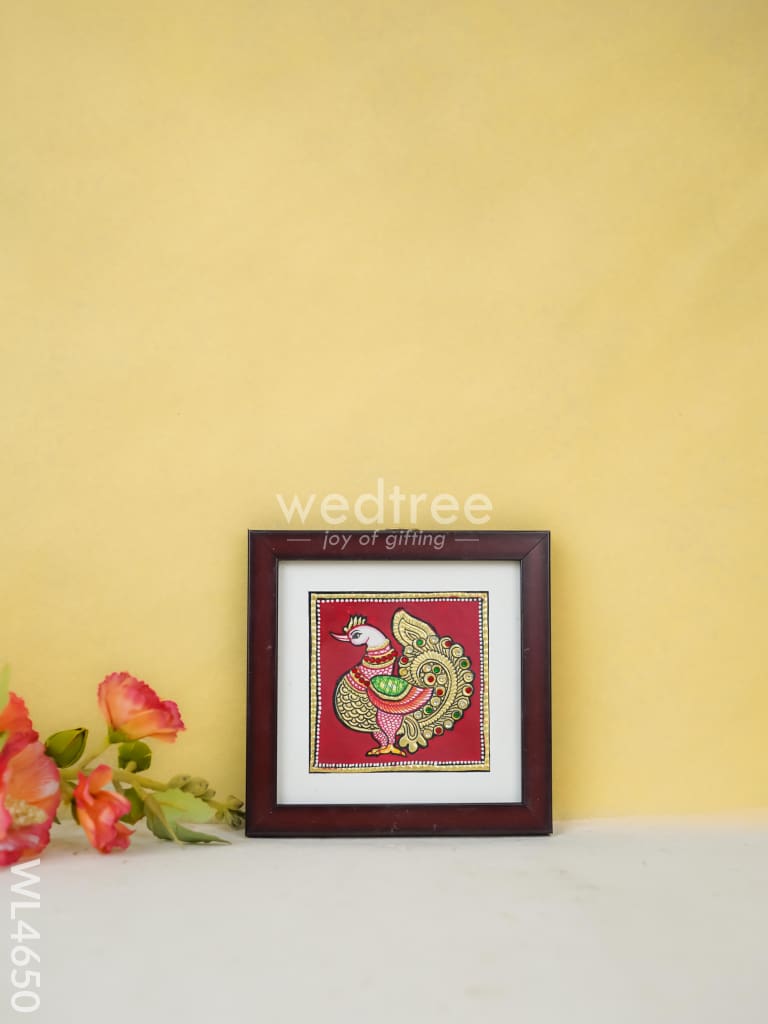 Tanjore Art Photo Frame - Annapakshi - WL4650