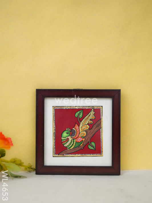Tanjore Art Photo Frame - Parrot - WL4653