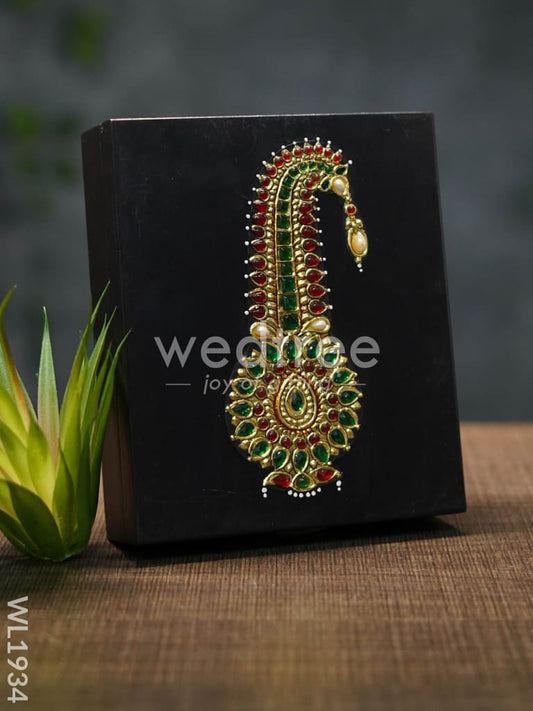 Tanjore Painted Jewel Box (6.5 x 5.5) - WL1934
