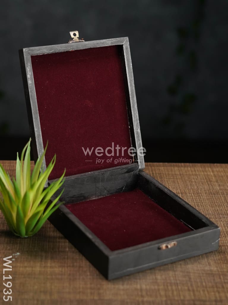 Tanjore Painted Jewel Box (6.5 x 5.5) - WL1935
