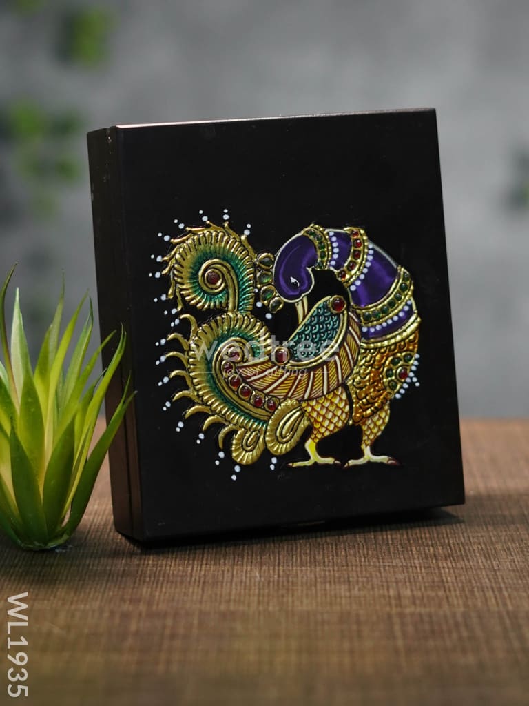 Tanjore Painted Jewel Box (6.5 x 5.5) - WL1935