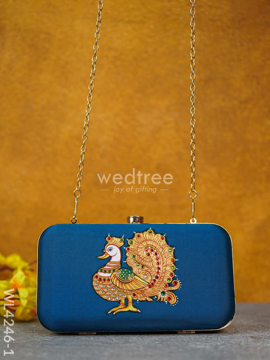 Tanjore Painted Sling Clutch - WL4246