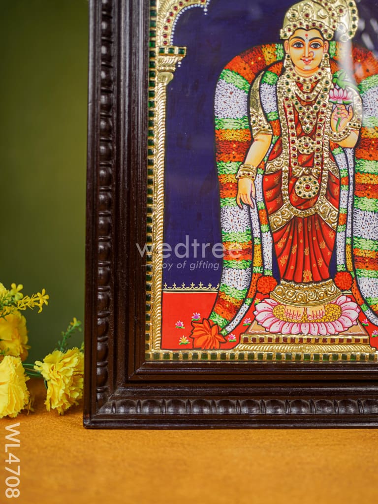 Tanjore Painting - Andal - Flat (Gold Foil) - 18x14 inch - WL4708