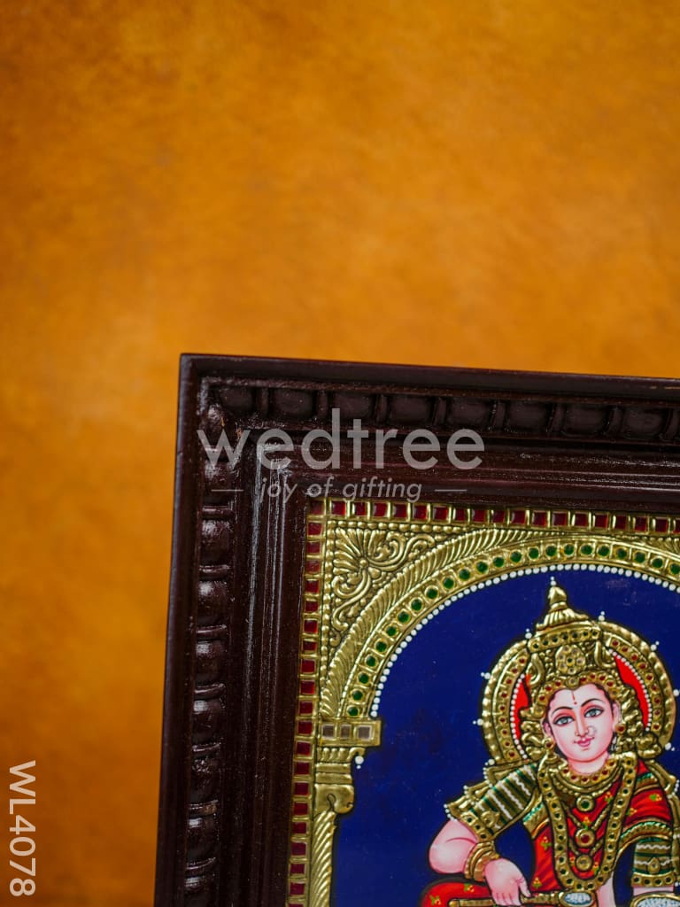 Tanjore Painting - Annapoorani 12 x 10 inch - Flat [Gold Foil] - WL4078