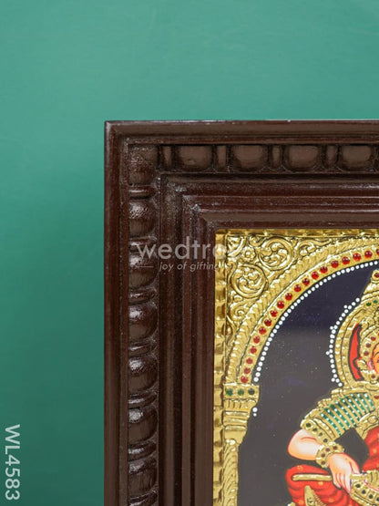 Tanjore Painting - Annapoorani - Flat (Gold Foil) - 10x8 inch - WL4583