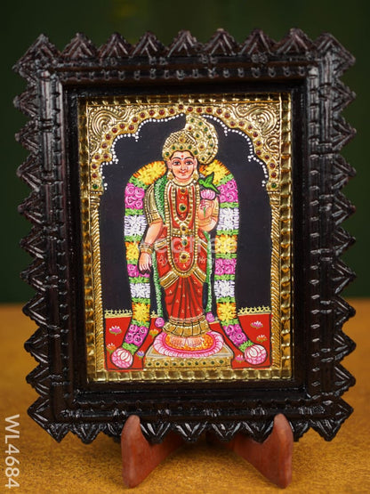 Tanjore Painting (Chettinad Frame) - Andal - 8x6 inch - WL4684