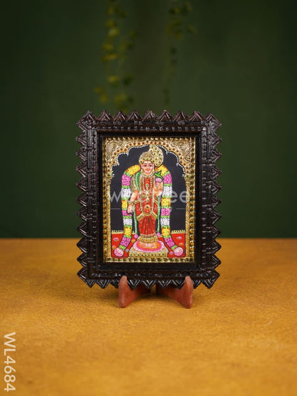 Tanjore Painting (Chettinad Frame) - Andal - 8x6 inch - WL4684