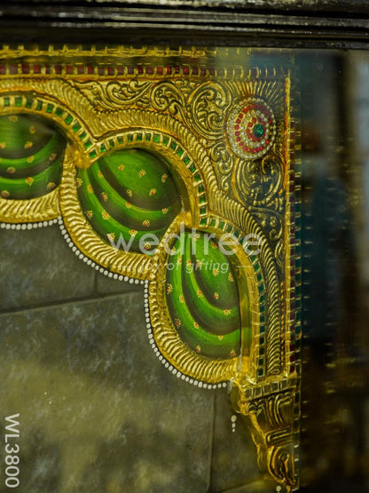 Tanjore Painting (Embossed) Balaji Padmavathi Thayar - 4x3ft - WL3800