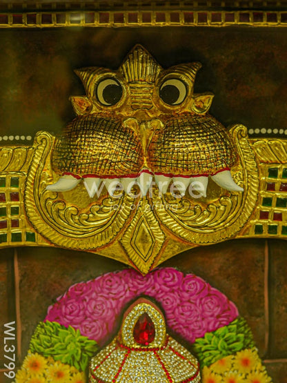Tanjore Painting (Embossed) Tirupathi Balaji - 4x3ft - WL3799
