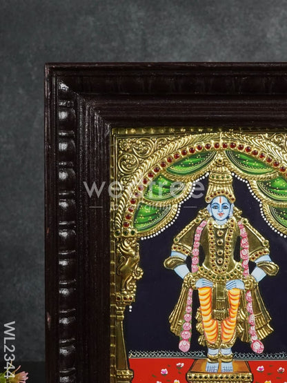 Tanjore painting Panduranga - Flat (Gold foil) - 10x8 - WL2344