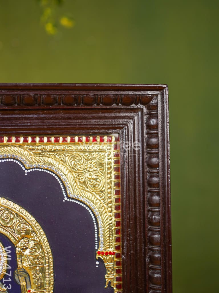 Tanjore Painting - Ram Lalla - Semi Embossed - 20x16 inch - WL4713