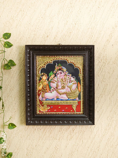 Tanjore Painting - Vithoba Krishna - Flat (Gold Foil) - 12X10 - WL4986