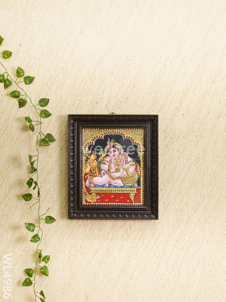 Tanjore Painting - Vithoba Krishna - Flat (Gold Foil) - 12X10 - WL4986
