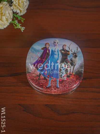 Tiffin Box with Cartoon Engraved - (6in X 2in) - WL1525