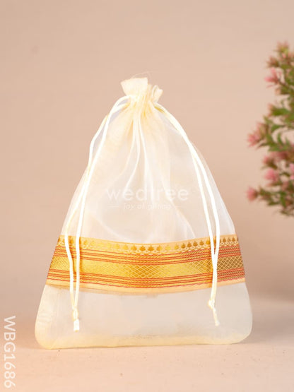Tissue String Bag - 9x7 Inches - WBG1686