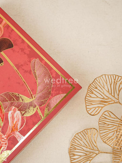 Top Bottom Bhaji Box - Red - WH0017