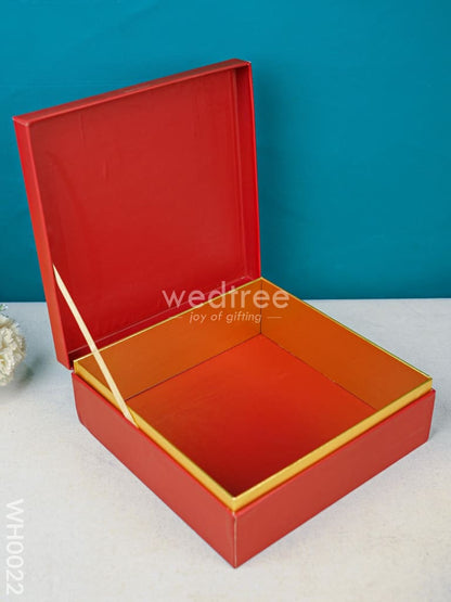 Top Bottom Box - Red - WH0022