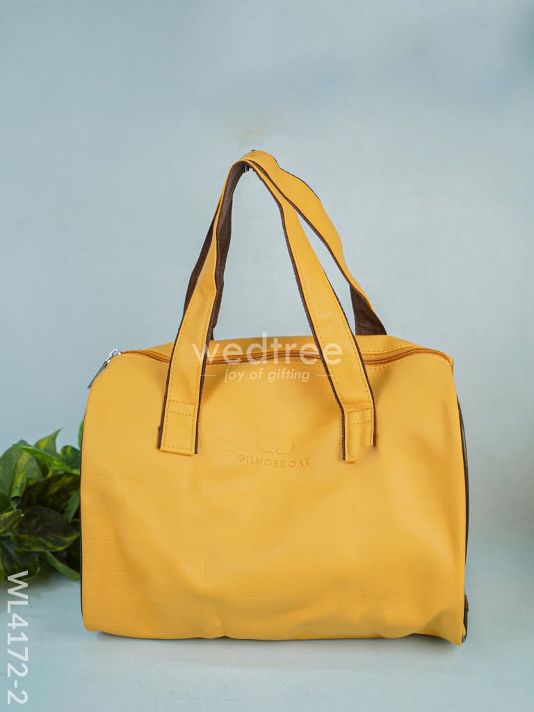 Travel Bag Set of 5 - Yellow - WL4172-2