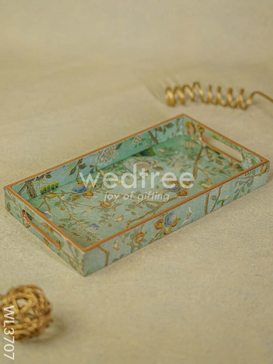 Tray with Floral Digital Prints - 13 x 7 - WL3707