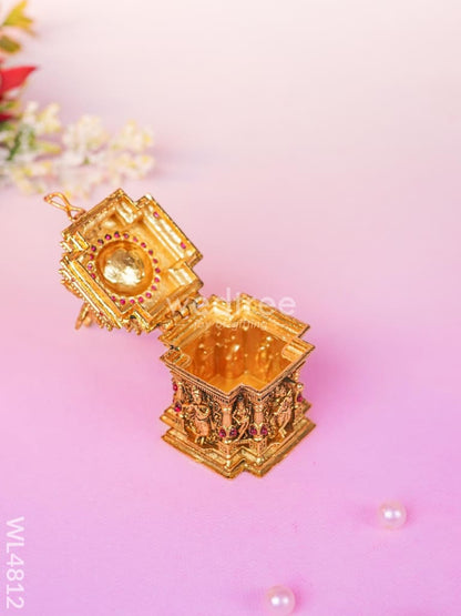 Tulasi Maadam Kumkum Holder - 4 inch - WL4812