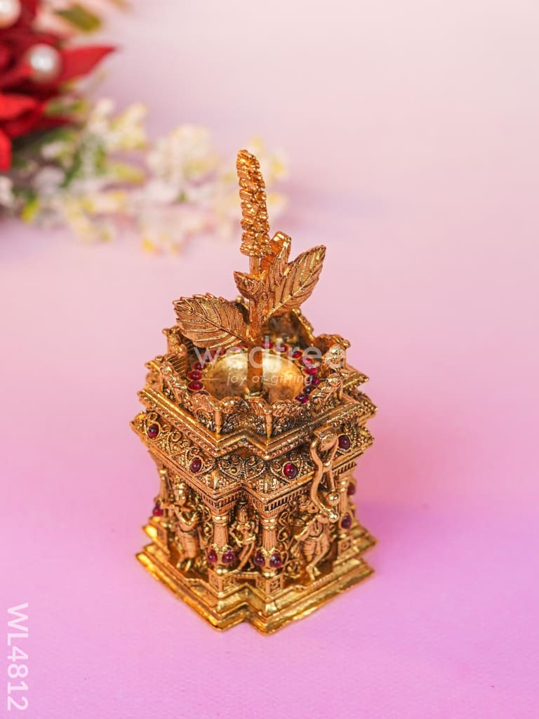 Tulasi Maadam Kumkum Holder - 4 inch - WL4812