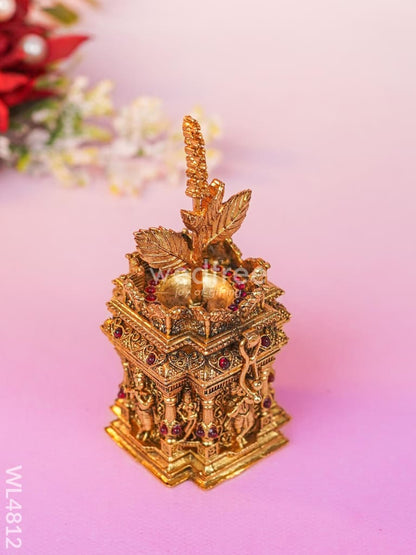 Tulasi Maadam Kumkum Holder - 4 inch - WL4812
