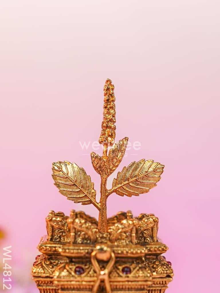 Tulasi Maadam Kumkum Holder - 4 inch - WL4812