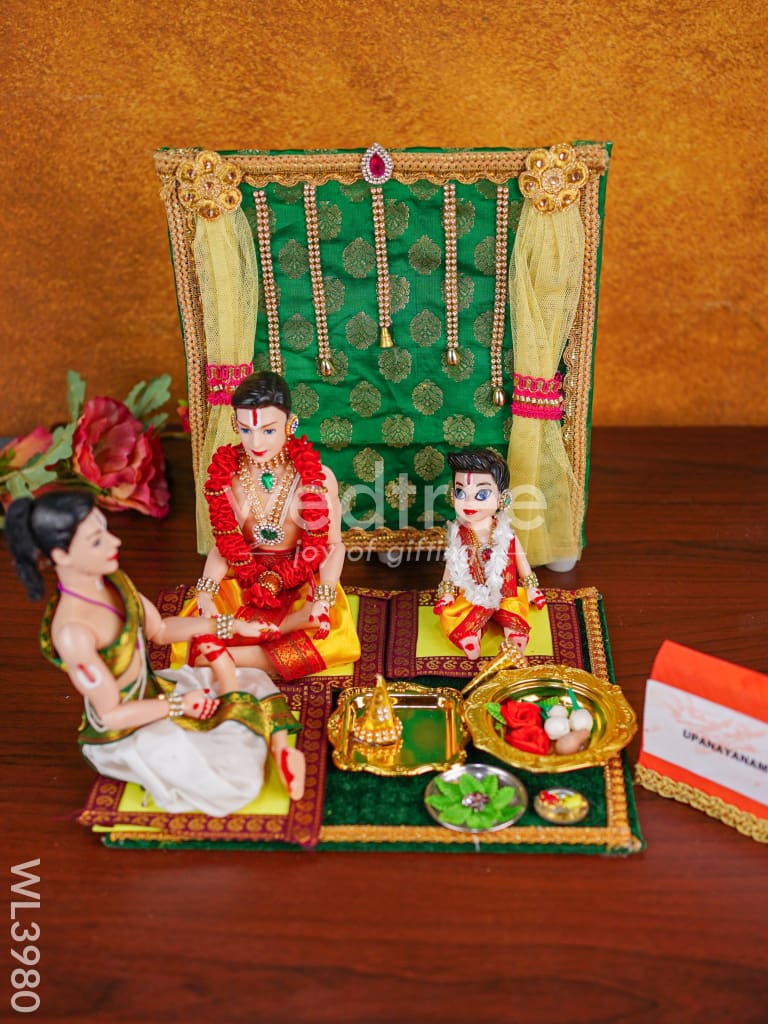 Upanayanam Set with Brahmopadesam & Kumara Bhojanam & Welcome Doll Set - WL3980