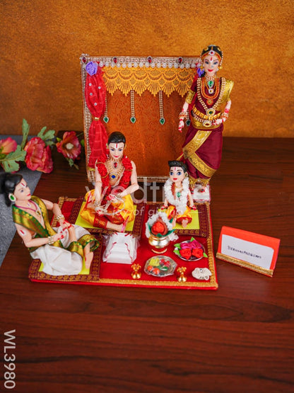 Upanayanam Set with Brahmopadesam & Kumara Bhojanam & Welcome Doll Set - WL3980