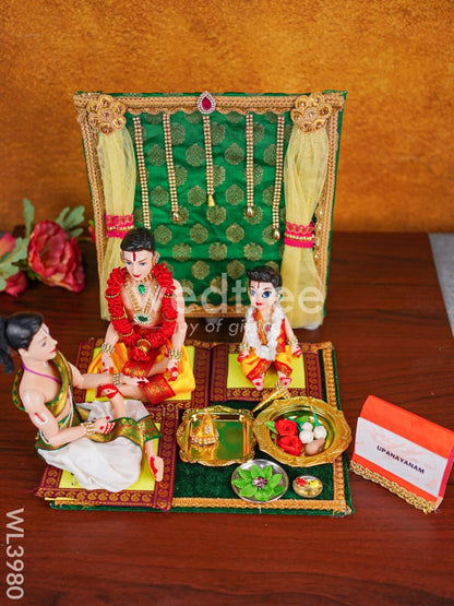 Upanayanam Set with Brahmopadesam & Kumara Bhojanam & Welcome Doll Set - WL3980