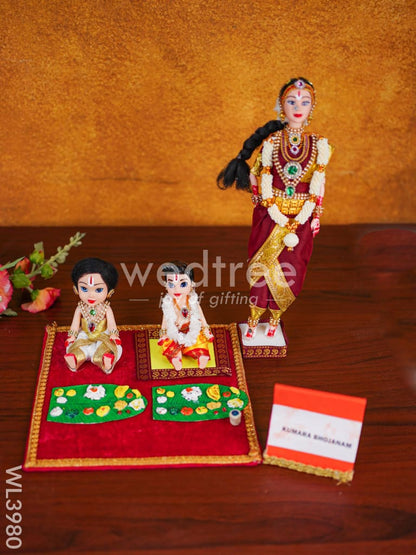 Upanayanam Set with Brahmopadesam & Kumara Bhojanam & Welcome Doll Set - WL3980