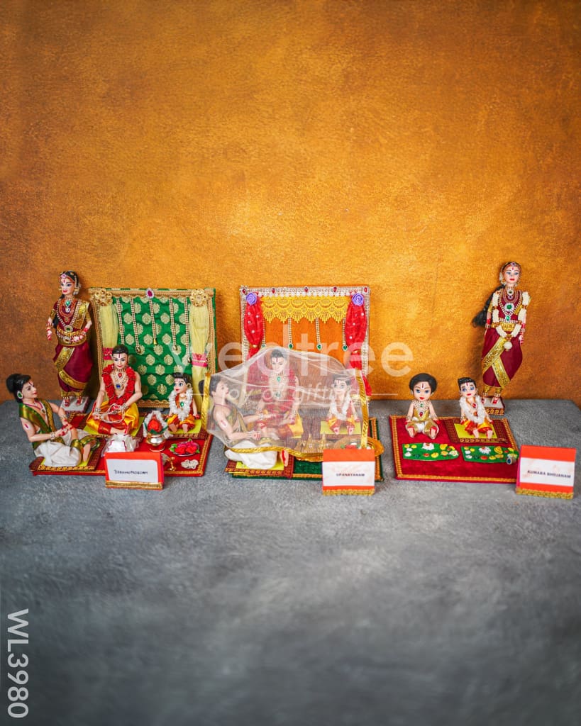 Upanayanam Set with Brahmopadesam & Kumara Bhojanam & Welcome Doll Set - WL3980