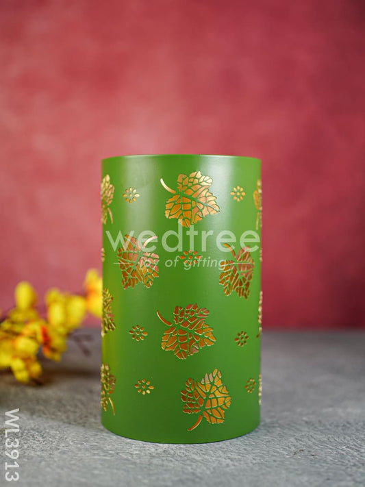 Votive with Leaf Design - WL3913