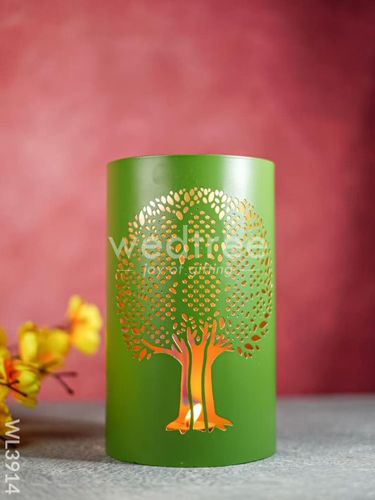 Votive with Tree Design - WL3914