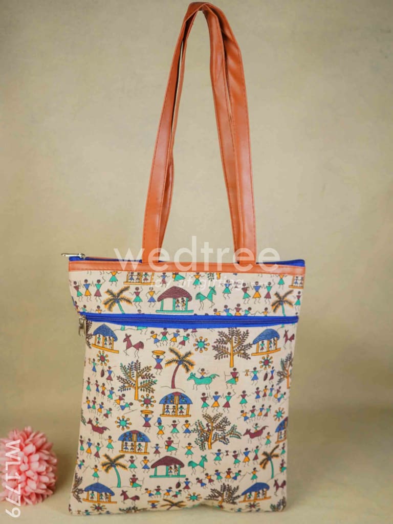 Warli Print Hand Bag - WL1779