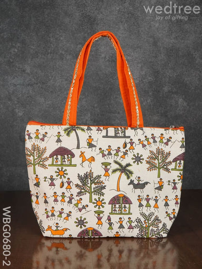 Warli Printed Handbags - WBG0680