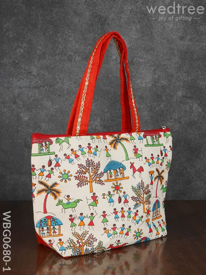Warli Printed Handbags - WBG0680