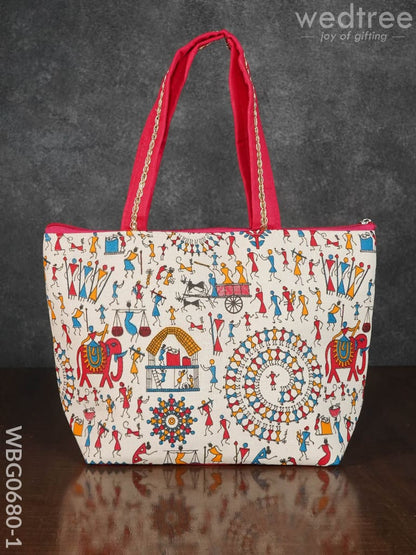 Warli Printed Handbags - WBG0680