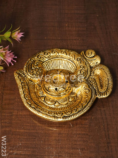 White Metal OM Agarbathi Stand