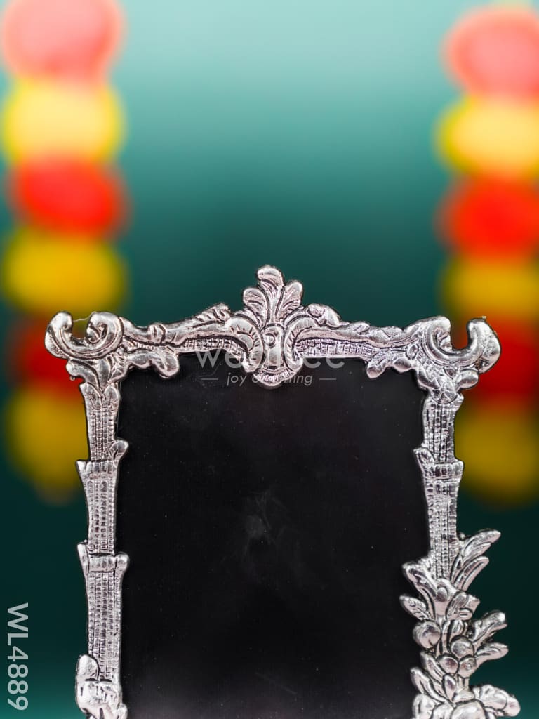 White Metal Square Photo Frame - WL4889 White Metal