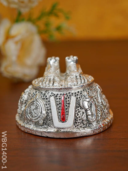 White Metal - Tirupati Balaji Charan Paduka - WBG1400