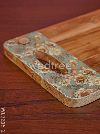 Wooden Chopping Board with Cut Handle - WL3215-2