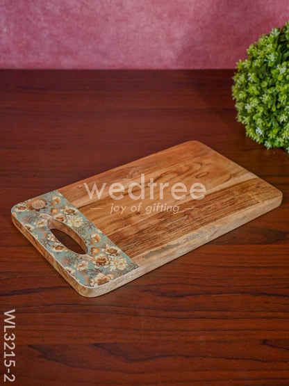 Wooden Chopping Board with Cut Handle - WL3215-2