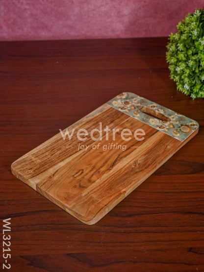 Wooden Chopping Board with Cut Handle - WL3215-2