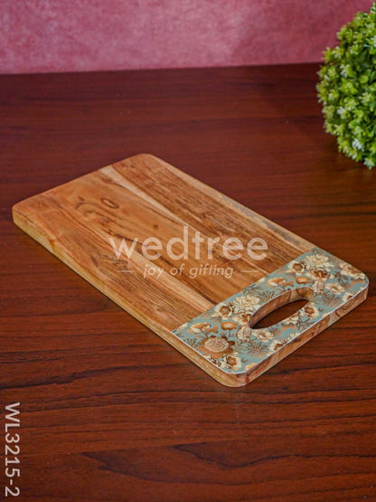 Wooden Chopping Board with Cut Handle - WL3215-2