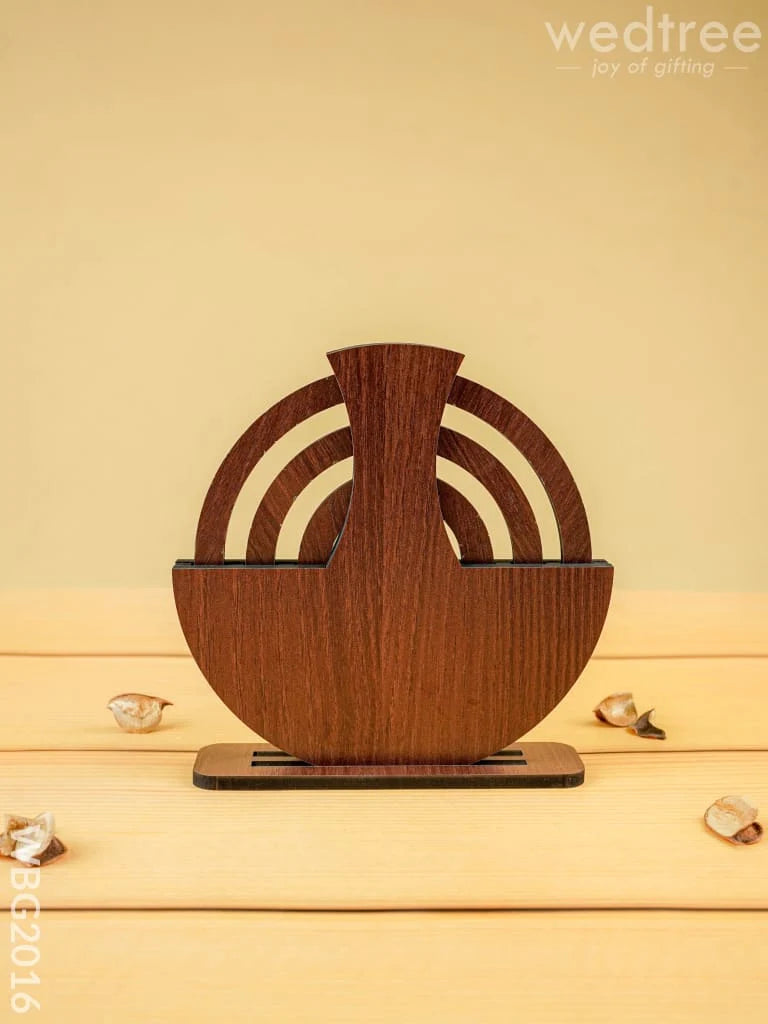 Wooden Desk Calendar - 6 inch - WBG2016
