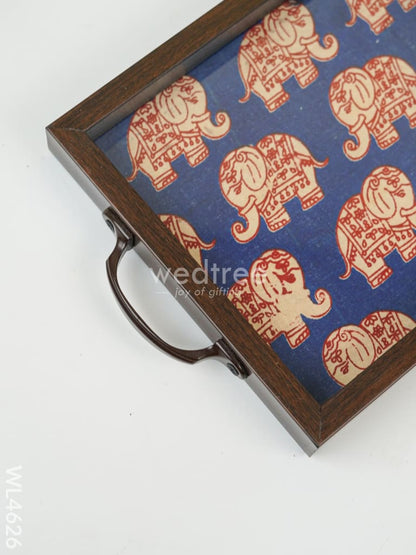 Wooden Elephant Tray - 10 x 8 inch - WL4626