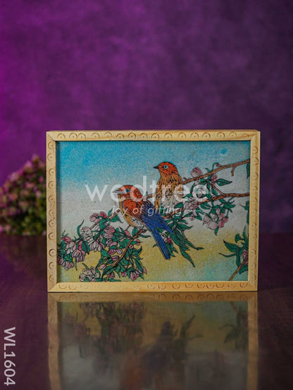 Wooden Hand Painted Jewel Box - (8.5 X 6.5)  - WL1604