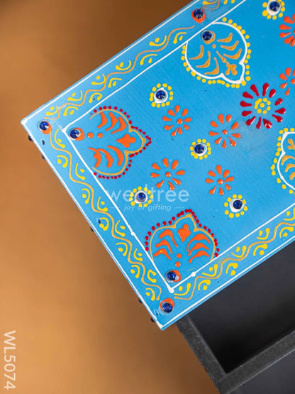 Wooden Handpainted 3 Drawer Organizer Box - WL5074